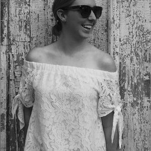Lulu's Off-Shoulder Lace Top